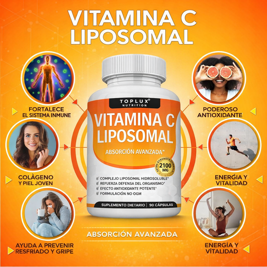 ⚡Vitamina C Liposomal Ultra Potente: Refuerza tus Defensas HOY!!!