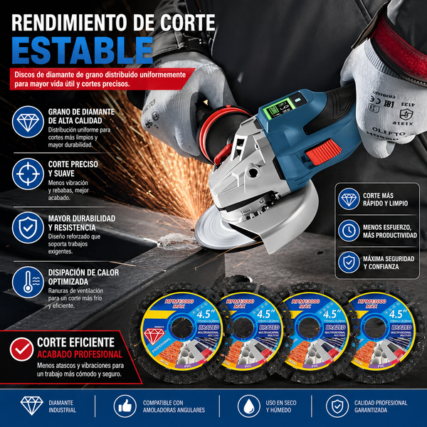 Discos Diamante Multiuso X5