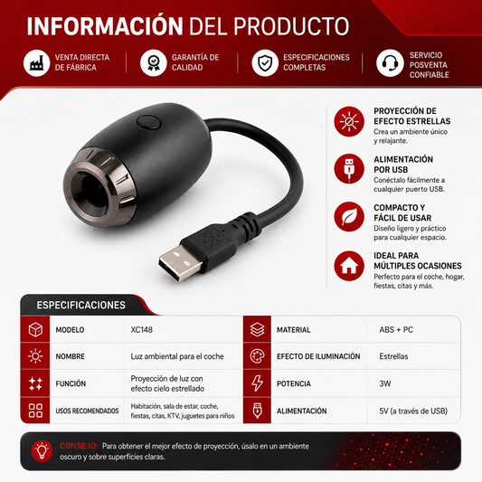 Proyector Estelar USB