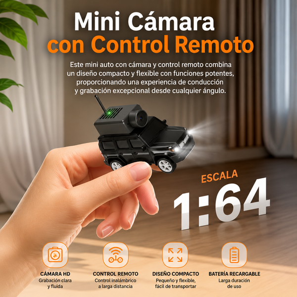 Mini Auto RC con Cámara HD