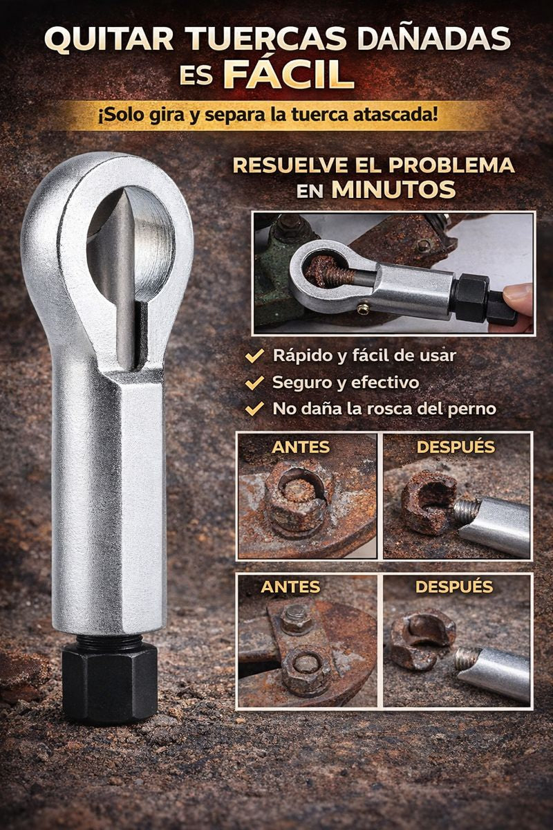 CUT-MAX®  Corta tuercas profesional.