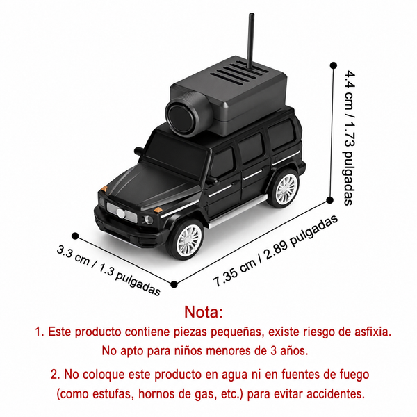 Mini Auto RC con Cámara HD