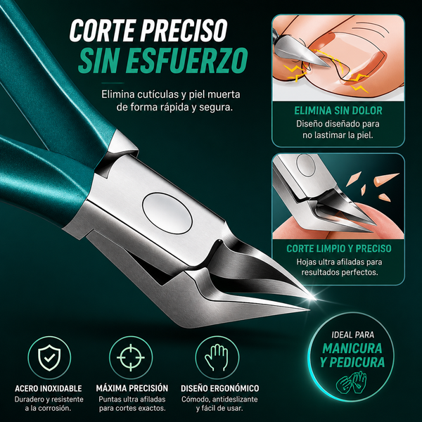 Cortaúñas Profesional Podiátrico Preciso Para Uñas Duras