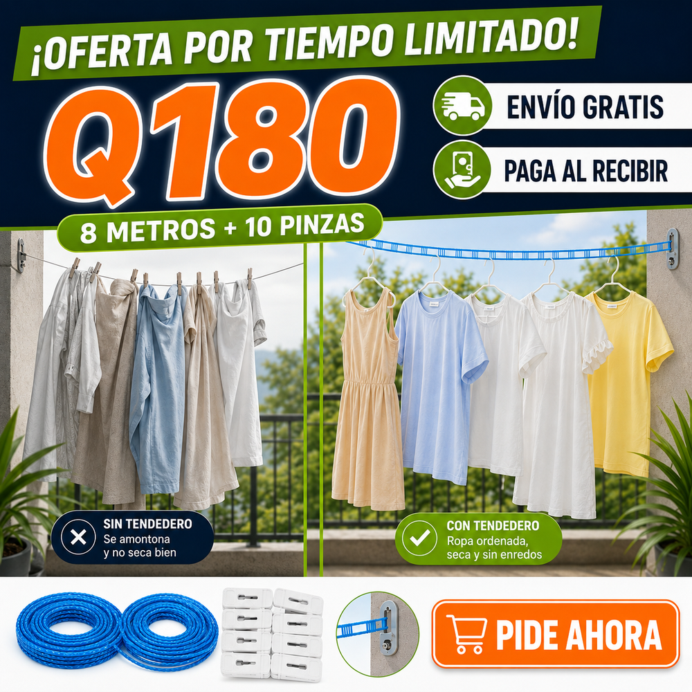 Cuerda de Secado Antideslizante