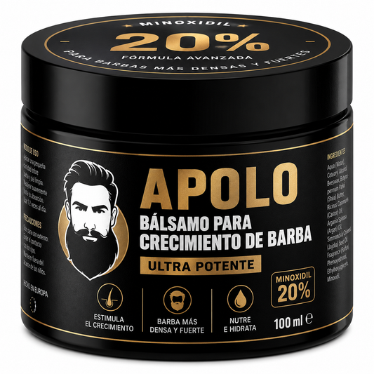 Apolo® Bálsamo Estimulante de Barba!